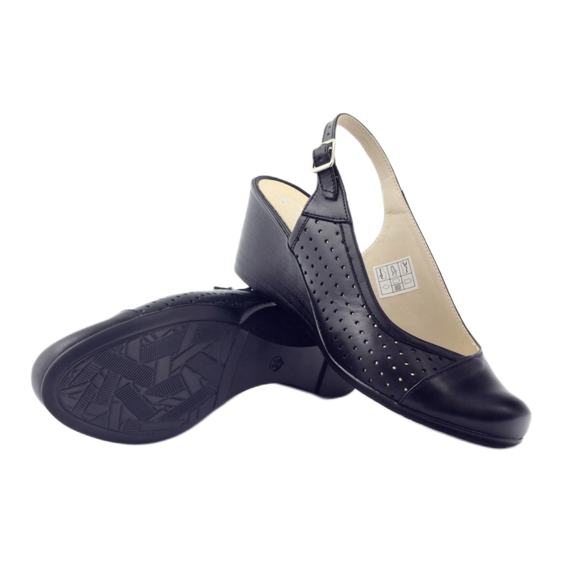 Sandalias para mujer con puntera cubierta Gregors 591 cz negro 3