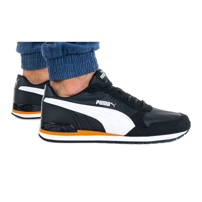 Zapatillas Puma St Runner V2 Nl M 365278 33 blanco negro naranja 5