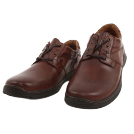 Zapatos de hombre badura comfort 3509 marrón 1