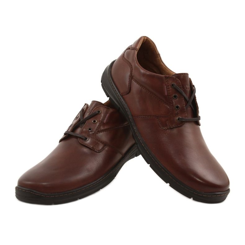 Zapatos de hombre badura comfort 3509 marrón 4