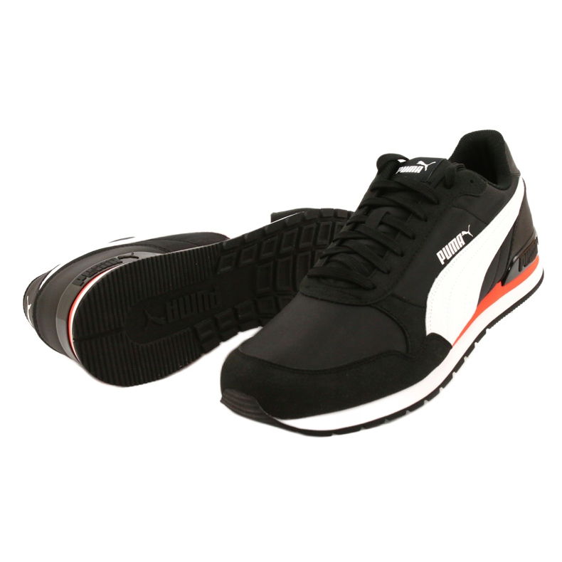 Zapatillas Puma St Runner V2 Nl M 365278 33 blanco negro naranja 3