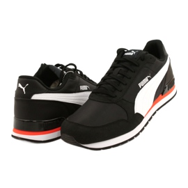 Zapatillas Puma St Runner V2 Nl M 365278 33 blanco negro naranja 2