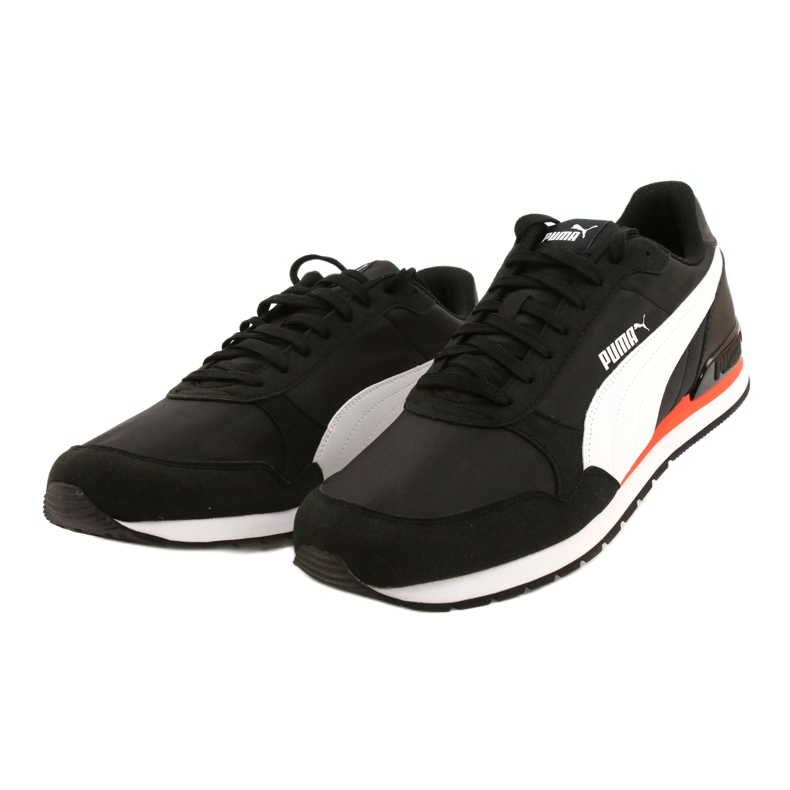 Zapatillas Puma St Runner V2 Nl M 365278 33 blanco negro naranja 1