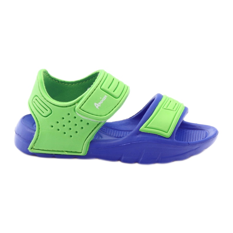 Sandalias de agua American Club 0333 azul verde 1