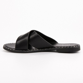 Filippo Pantuflas Negras Clásicas negro 2