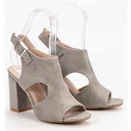 Sandalias VINCEZA cerradas gris 1