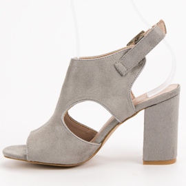Sandalias VINCEZA cerradas gris 5
