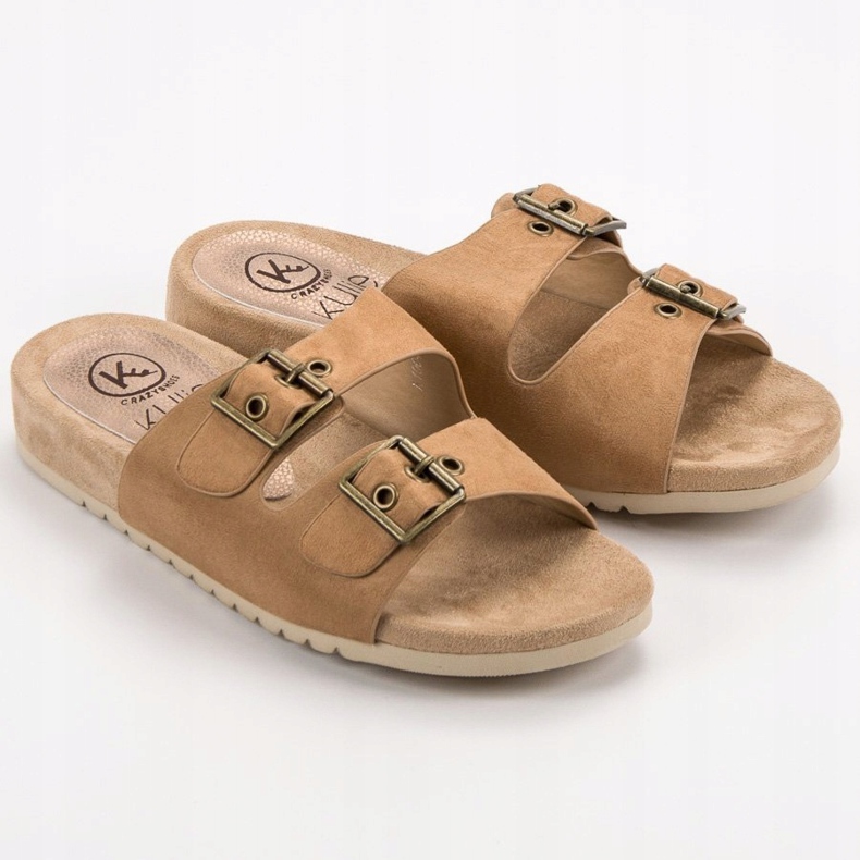 Kylie Pantuflas Marrones Clásicas marrón 2