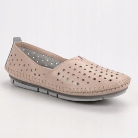 Kylie Zapatos de cuero para mujer beige 3