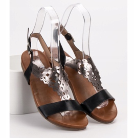 Kylie Sandalias planas con estilo negro 1 Kylie Sandalias planas con estilo negro 1