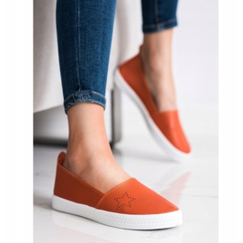 Kylie Zapatillas sin cordones naranja 1