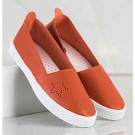Kylie Zapatillas sin cordones naranja 4