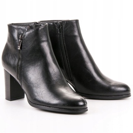 W. Potocki Botas negras en tacones altos negro 2