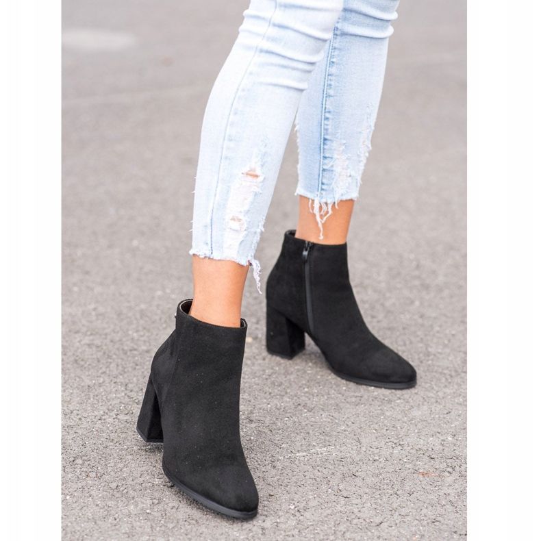 Goodin Botas de gamuza con estilo negro 2 Goodin Botas de gamuza con estilo negro 2