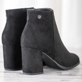 Goodin Botas de gamuza con estilo negro 4