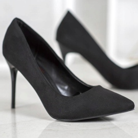 SHELOVET Sexy tacones negros 3