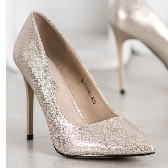 Goodin Tacones de moda dorado 1 Goodin Tacones de moda dorado 1