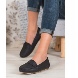 Kylie Mocasines calados negro 1