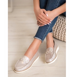 Sergio Leone Mocasines con Perlas dorado 1 Sergio Leone Mocasines con Perlas dorado 1