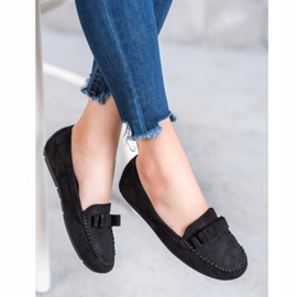 Clowse Mocasines calados con lazo negro 4