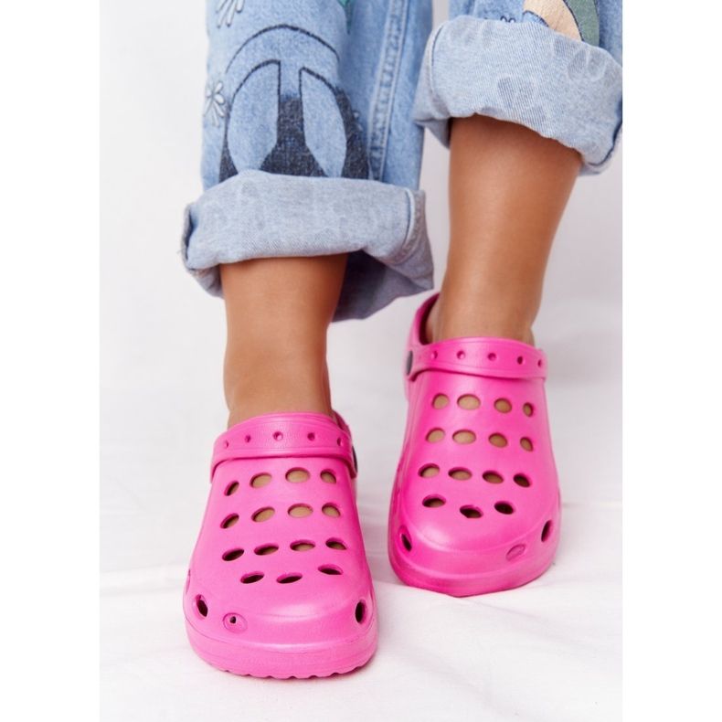 Flameshoes Pantuflas de espuma Eva rosa para mujer rosado 2