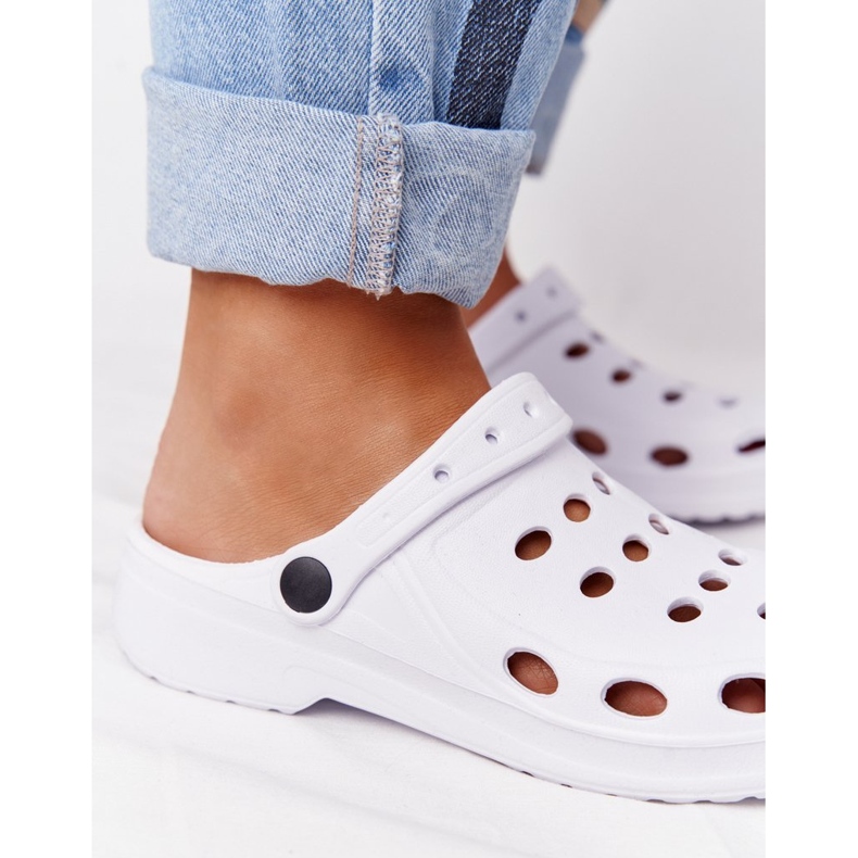 Flameshoes Pantuflas de espuma Eva de mujer de color blanco 1