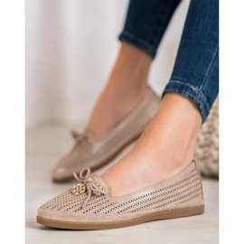 Bailarinas VINCEZA con estilo marrón 1 Bailarinas VINCEZA con estilo marrón 1