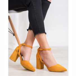 Seastar Bombas de gamuza con estilo amarillo 1