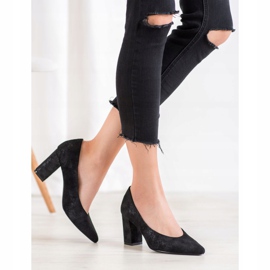 W. Potocki Bombas con purpurina negro 2 W. Potocki Bombas con purpurina negro 2