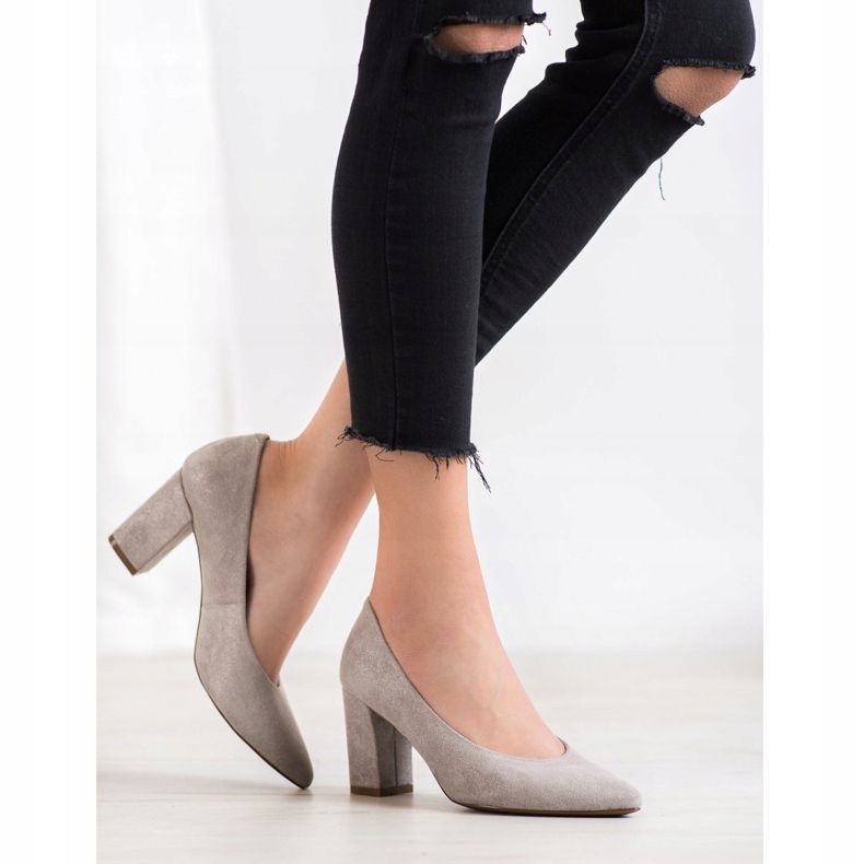 W. Potocki Bombas con purpurina gris 1