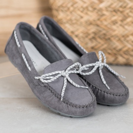 Mocasines VINCEZA casual gris 2