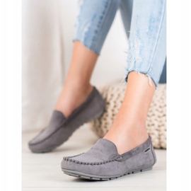 Mocasines VINCEZA clásicos gris 2