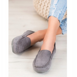 Mocasines VINCEZA clásicos gris 3