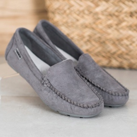 Mocasines VINCEZA clásicos gris 4