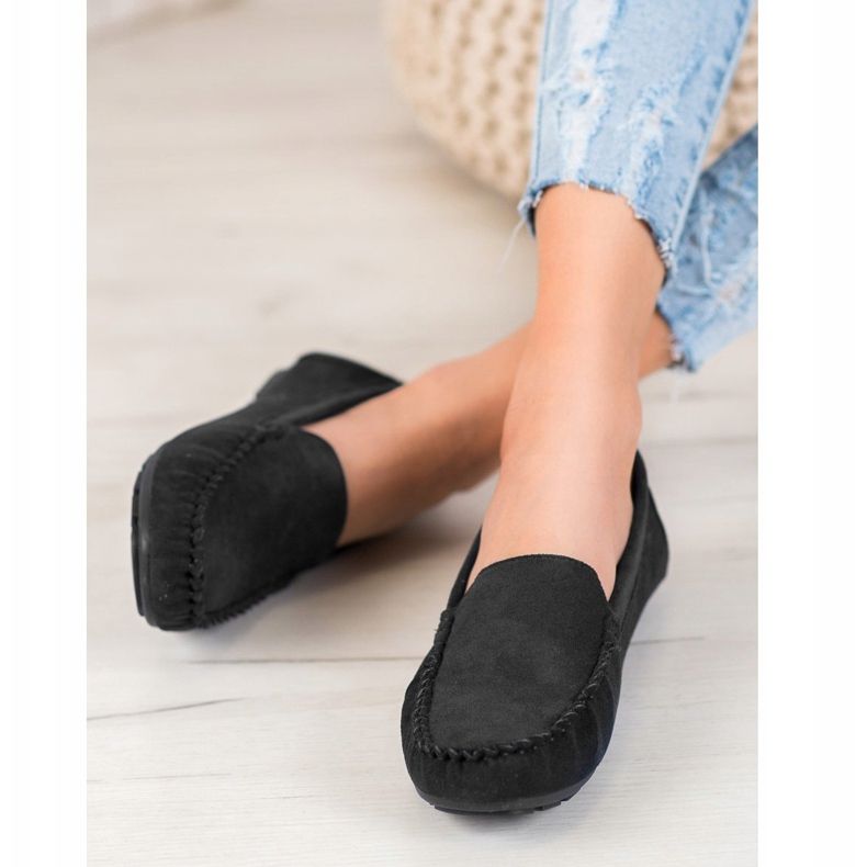 Mocasines VINCEZA clásicos negro 2
