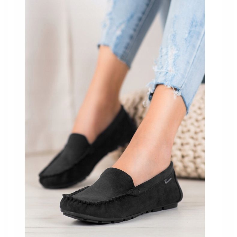 Mocasines VINCEZA clásicos negro 1