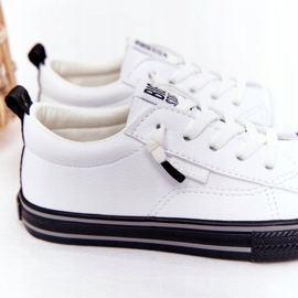 Zapatilla infantil de piel ecológica Big Star HH374037 Blanco 4