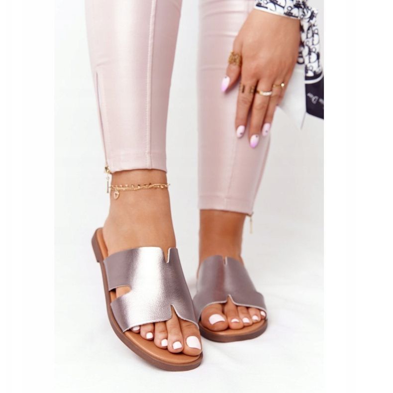 Zapatilla Piel Sergio Leone Sk 063 Plata 2