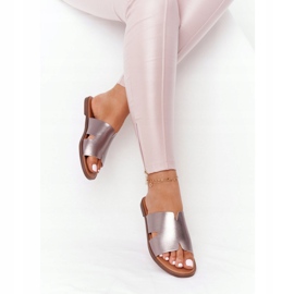 Zapatilla Piel Sergio Leone Sk 063 Plata 3