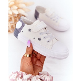 Deportivas Infantiles Con Velcro Big Star HH374052 Blanco-Gris 2 Deportivas Infantiles Con Velcro Big Star HH374052 Blanco-Gris 2