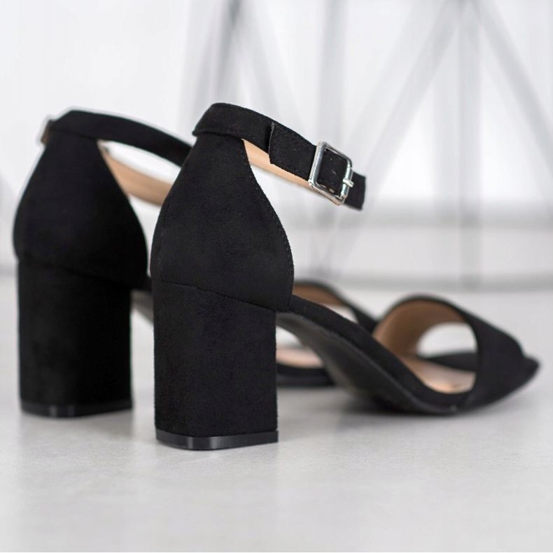 Sandalias clásicas VINCEZA negro 1