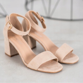 Sandalias clásicas VINCEZA marrón 1