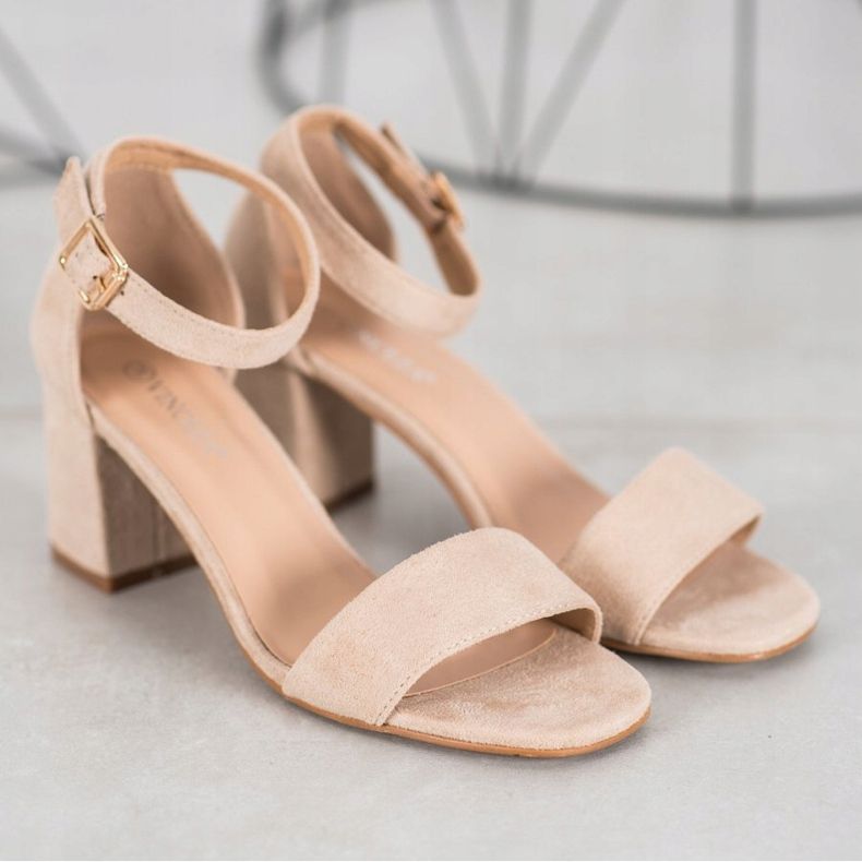 Sandalias clásicas VINCEZA marrón 1