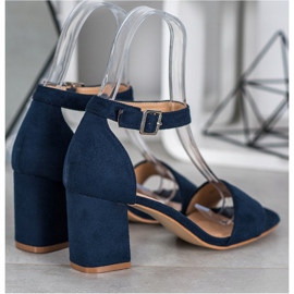 Sandalias clásicas VINCEZA azul marino azul 4