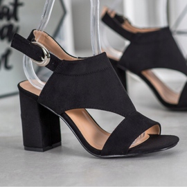 Tacones altos VINCEZA con estilo negro 4