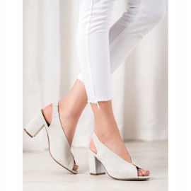 Zapatos elegantes en un poste VINCEZA plata 1 Zapatos elegantes en un poste VINCEZA plata 1