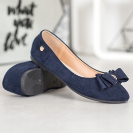 Bailarinas Elegantes Con Lazo VINCEZA azul marino azul 3