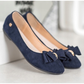 Bailarinas Elegantes Con Lazo VINCEZA azul marino azul 4