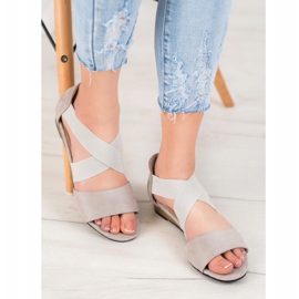 Sandalias sin cordones VINCEZA gris 4