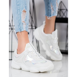 Kylie Zapatos deportivos con estilo blanco 4
